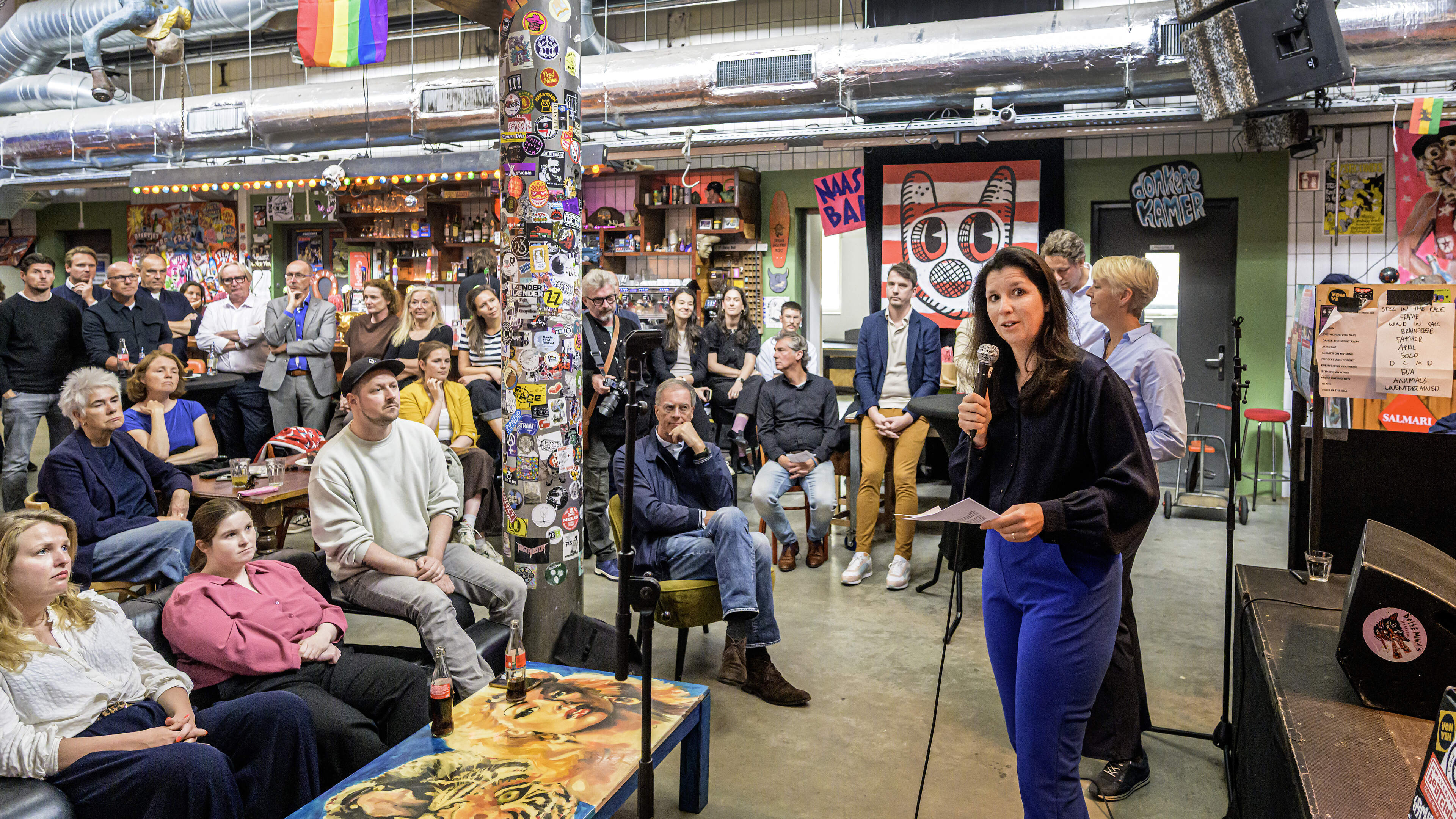 PRO, D66 en CDA presenteren in Slachthuis een nieuw coalitieakkoord voor ’een Haarlem dat nog 750 jaar mee kan’