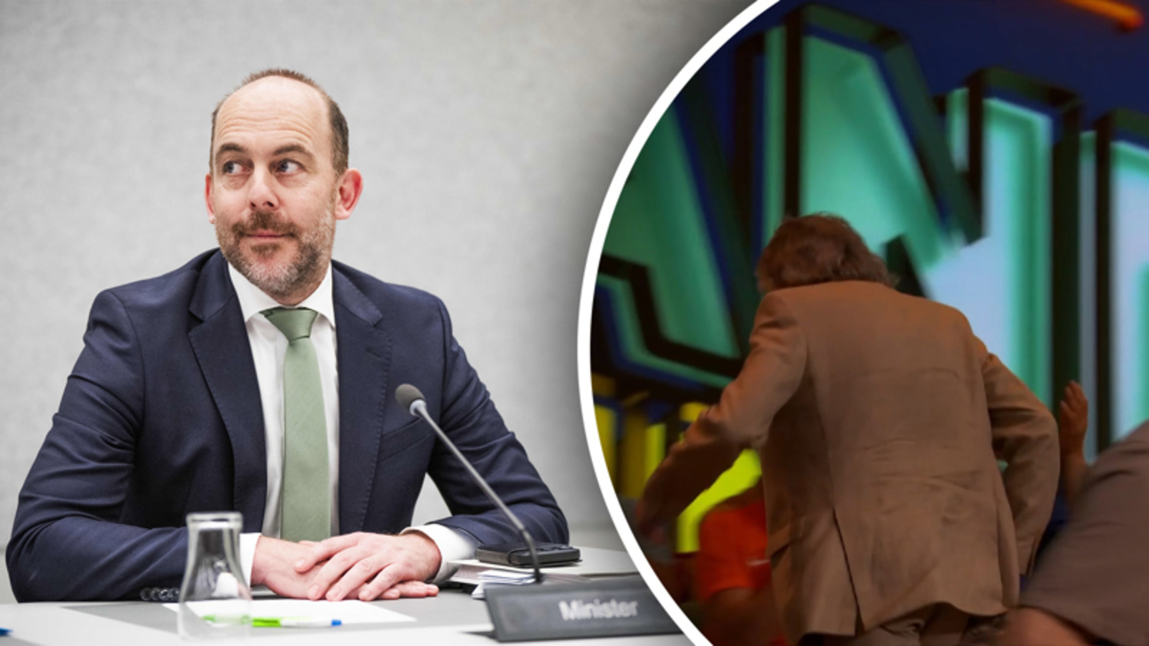 Johan Derksen loopt weg tijdens uitzending Vandaag inside: 'Mijn vrouw belt!'