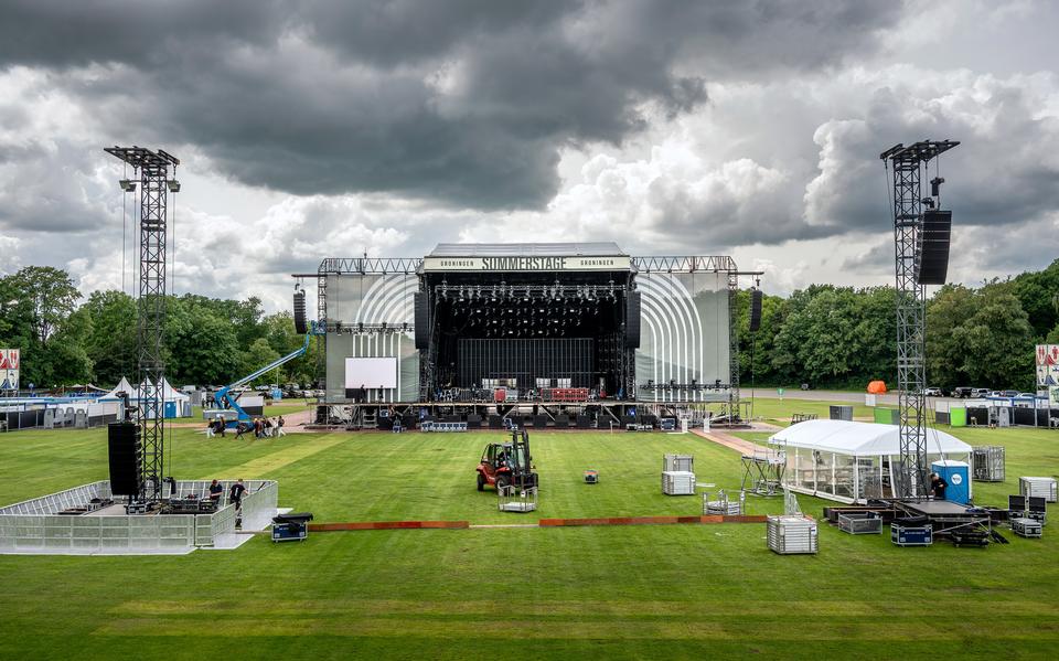 Stadspark in Groningen is klaar voor een weekend vol muzikaal spektakel. ‘Het is echt next level’