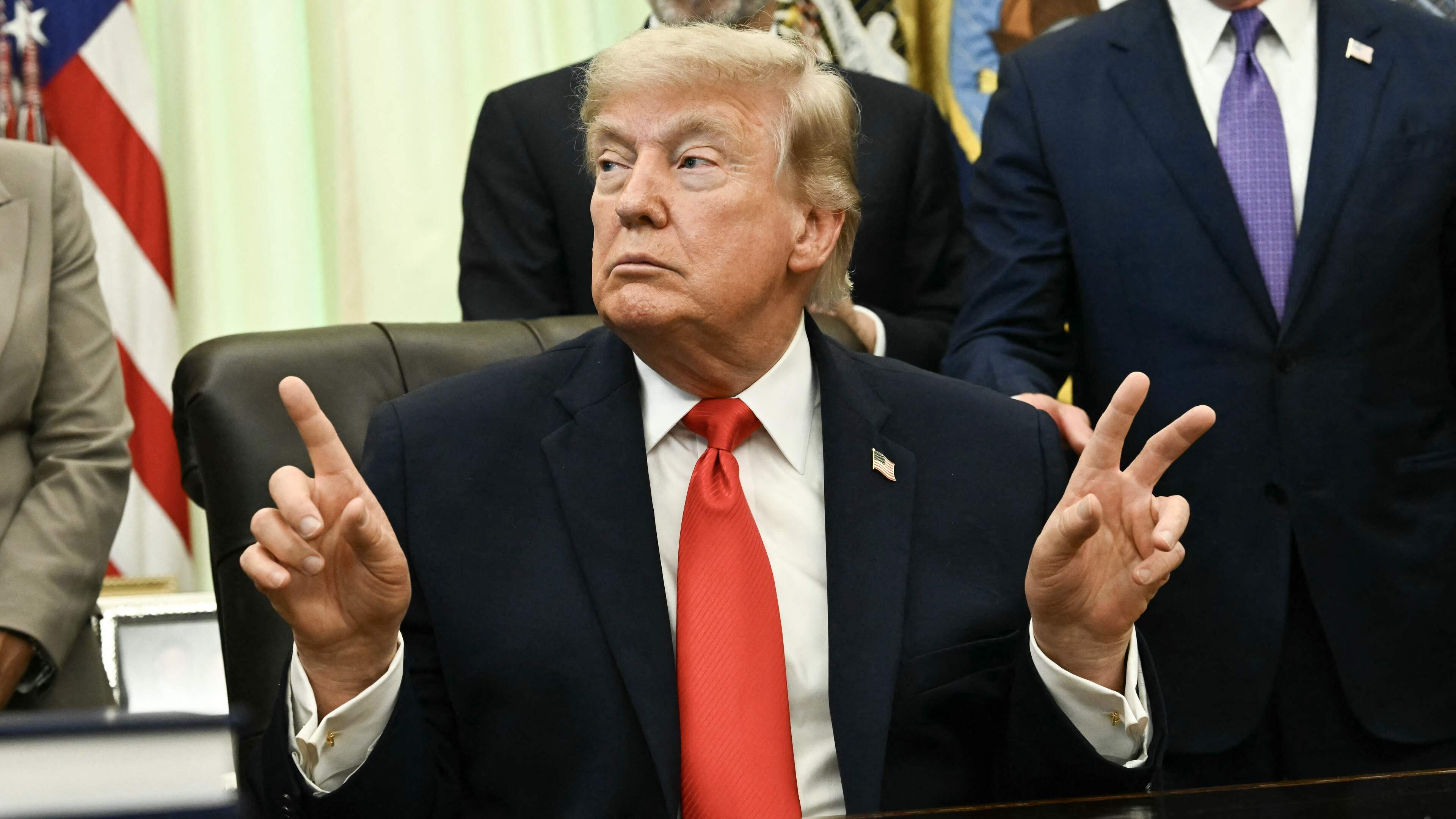Jarige president Donald Trump maakt van Witte Huis-tuin een vechtsportarena: ’Dit is ongehoord’