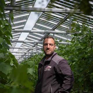 Fruit floreert in de schaduw van zonnepanelen