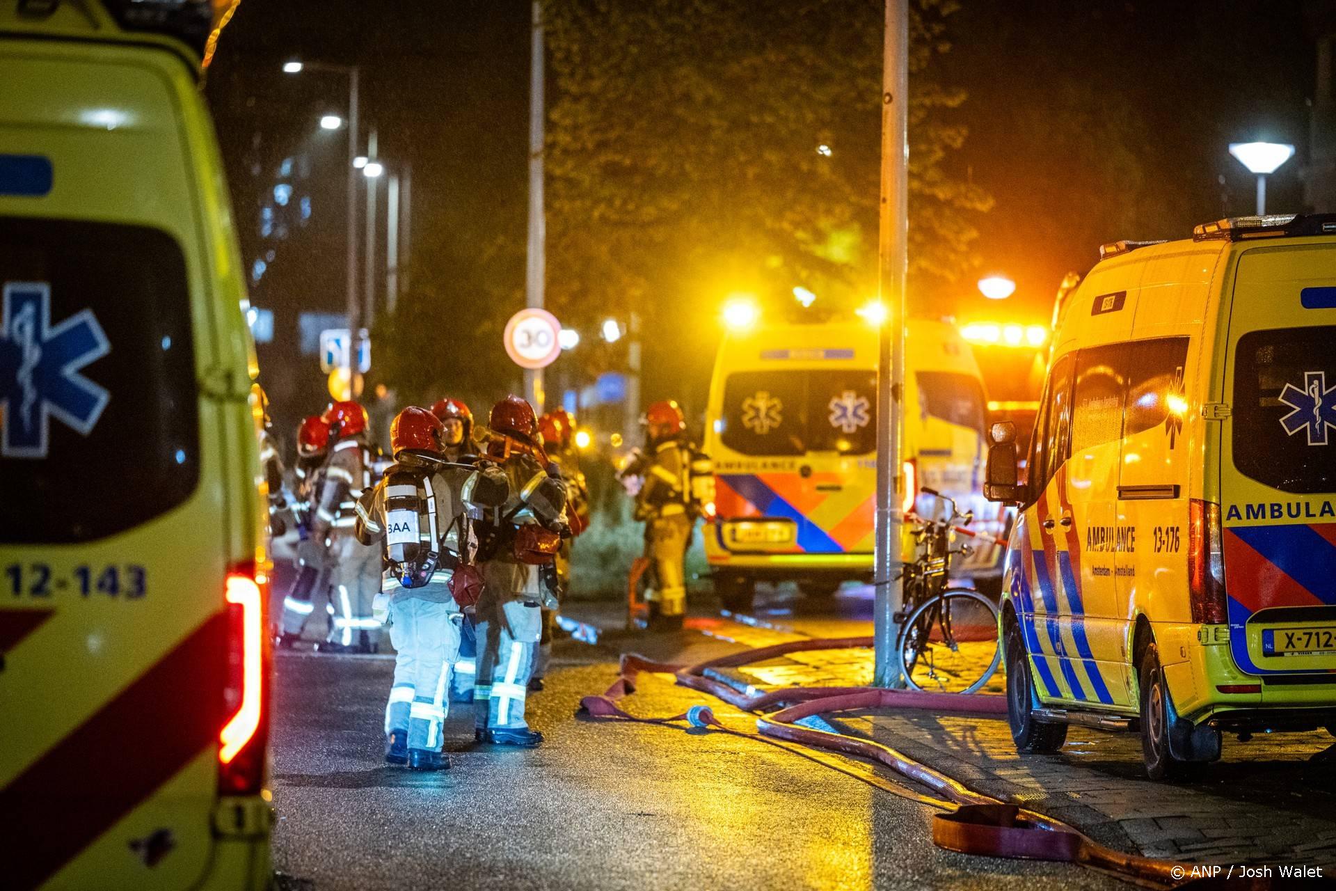 Meerdere gewonden na explosie bij flatgebouw Amsterdam Nieuw-West