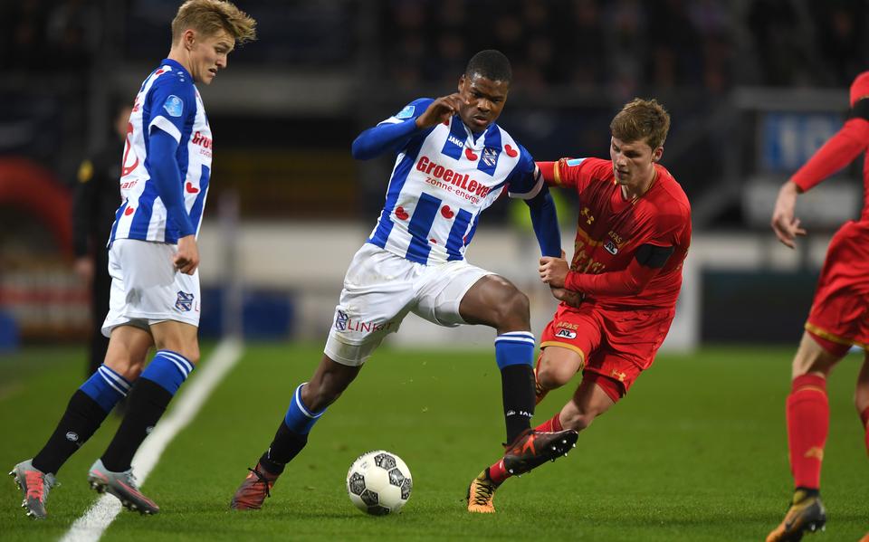 Denzel Dumfries had ook bij SC Heerenveen al een grenzeloos geloof in eigen kunnen