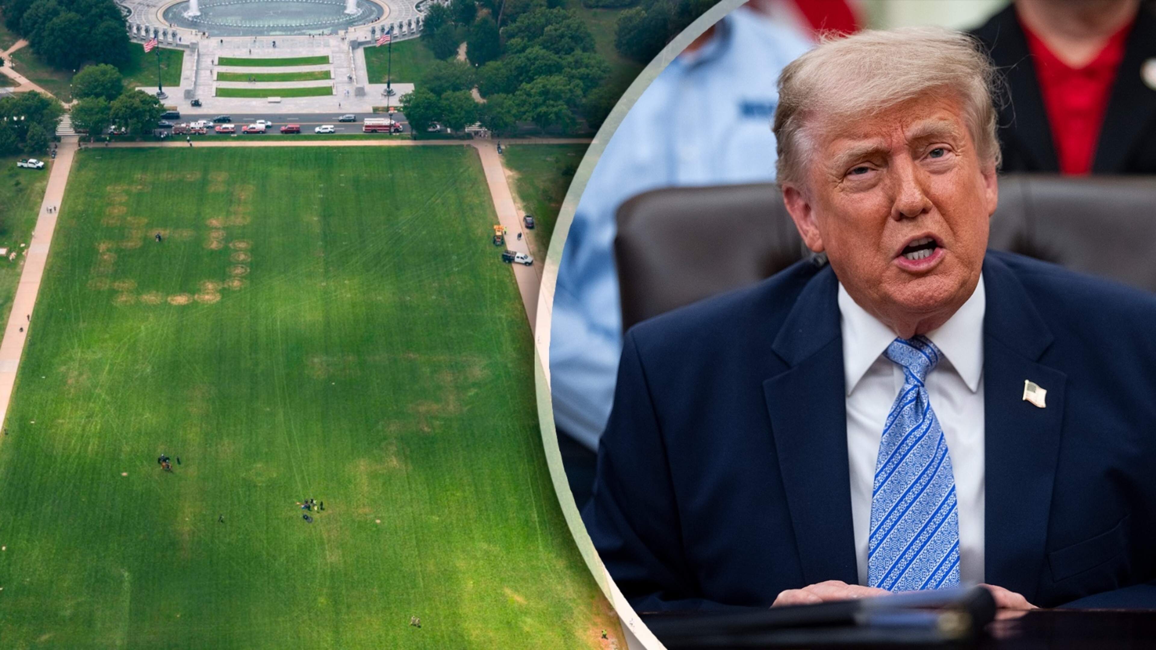 Ophef in VS: mysterieuze grascode ’dreigement tegen president Trump’