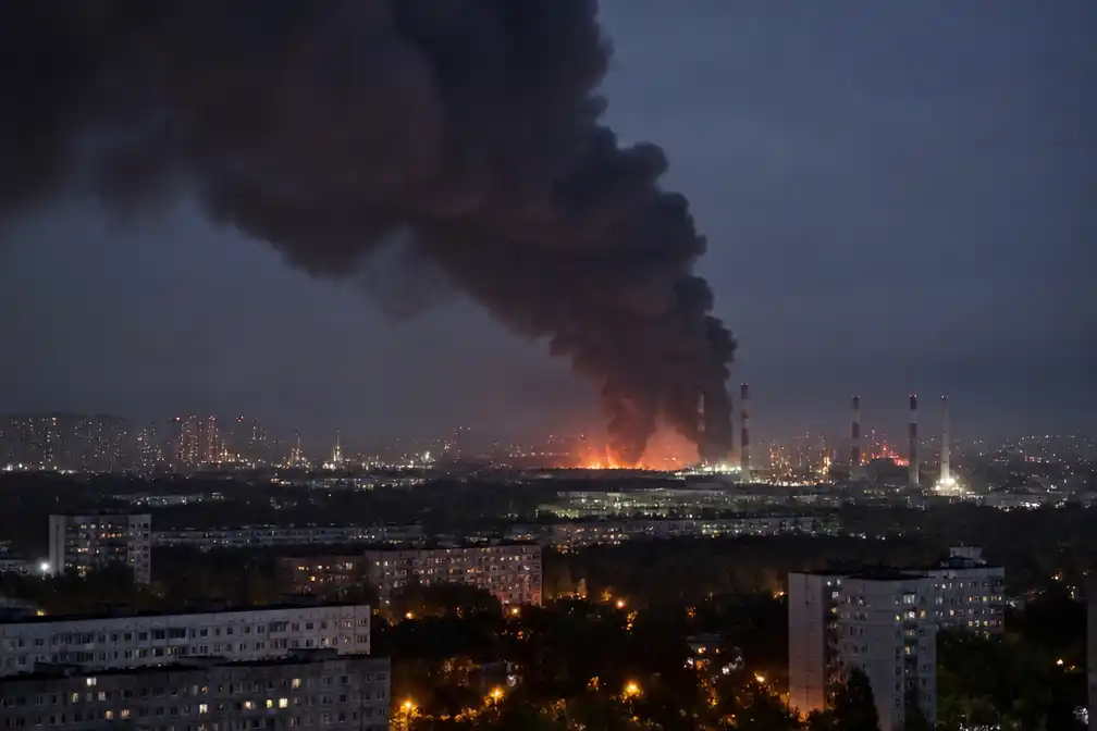 Oekraïne treft olieraffinaderij in Moskou met grootschalige drone-aanval
