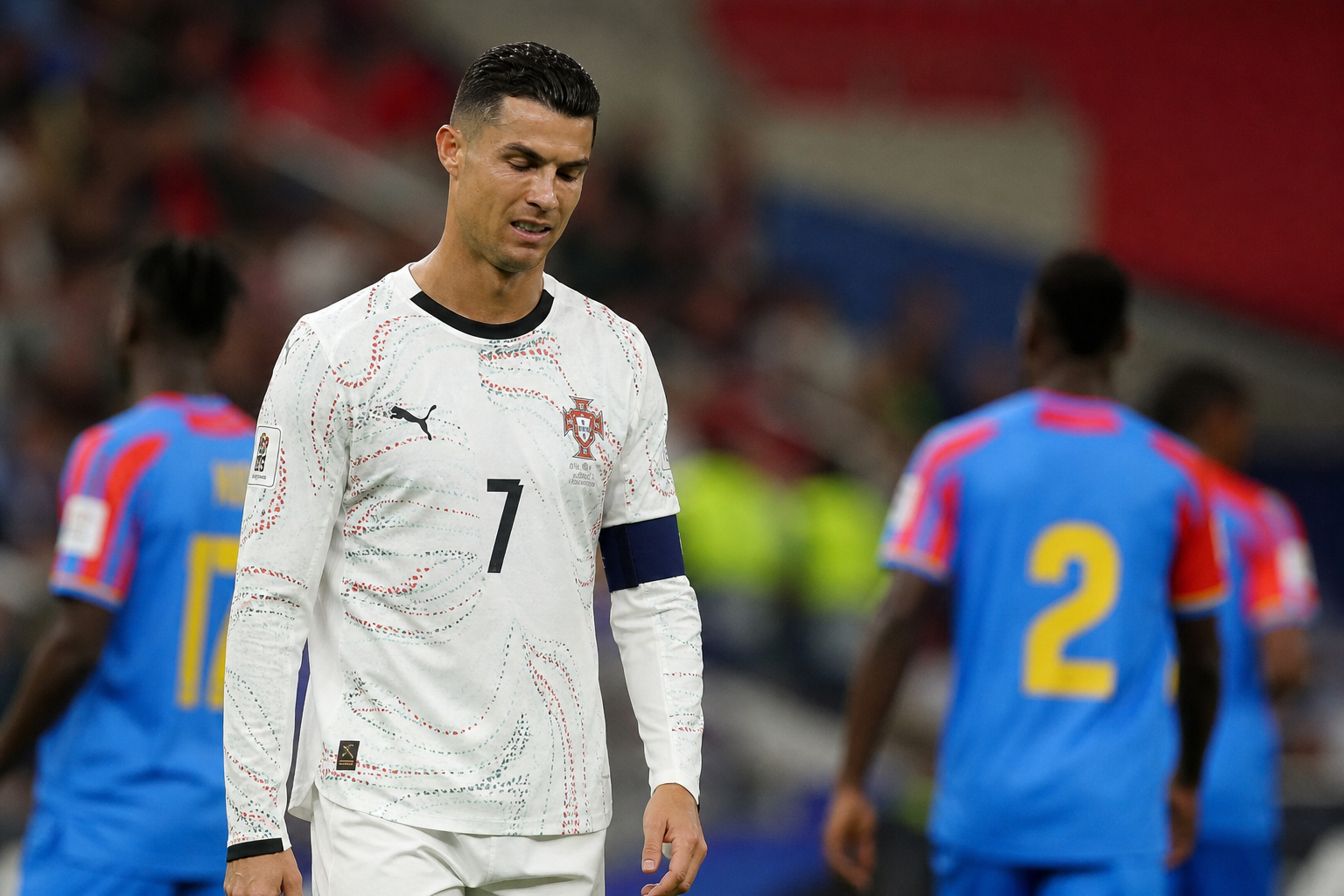 Ronaldo uitgelachen na matig optreden in WK-gelijkspel tegen Congo