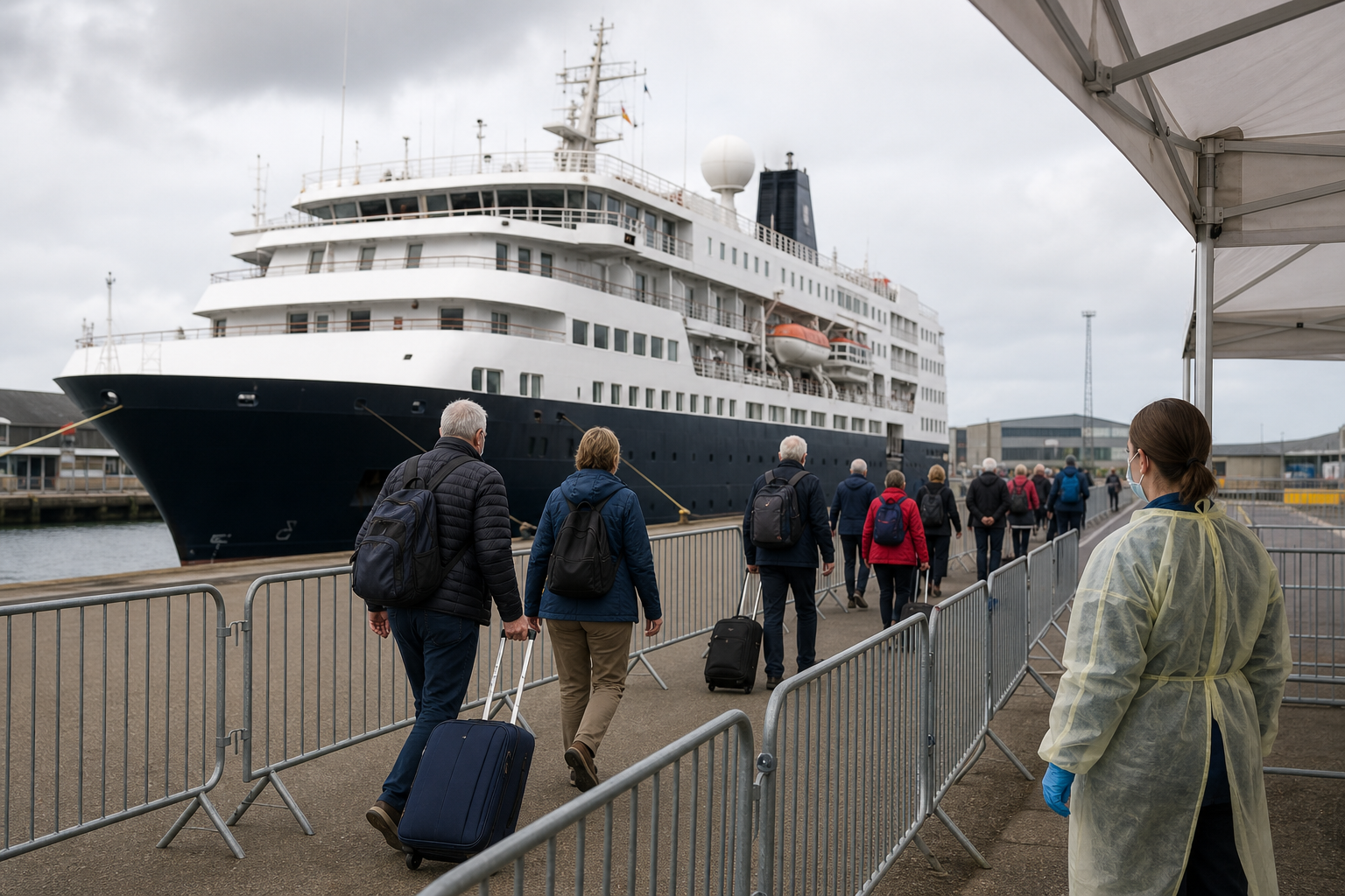 Quarantaine voor passagiers cruiseschip Hondius voorbij; niemand ziek