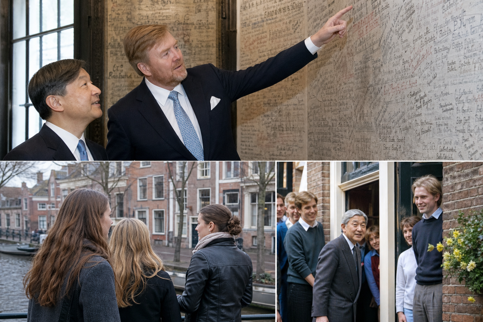Koning toont Japanse keizer Leids 'zweetkamertje'