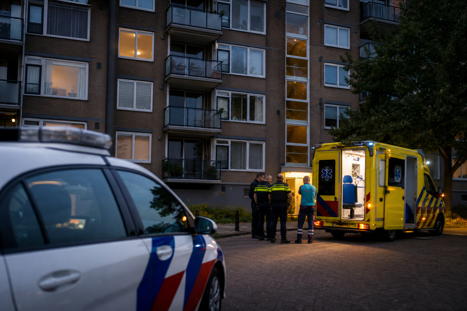 Kind naar ziekenhuis na val van drie hoog in Dordrecht