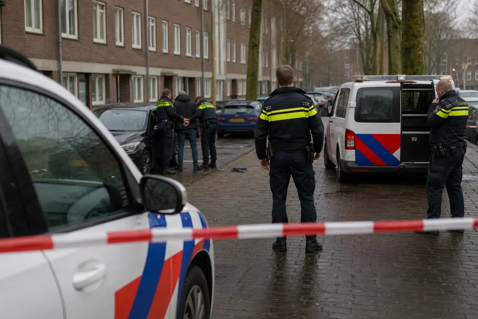 Politie lost schoten op inbreker in Rotterdam die met schaar op agenten afkomt