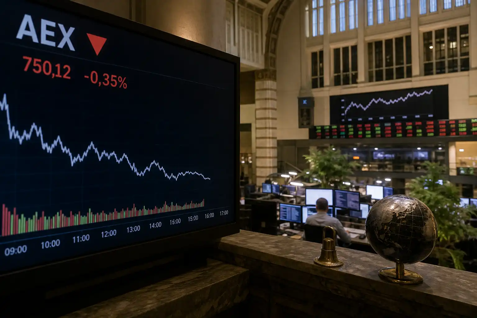 LIVE | AEX lijkt gas terug te nemen, Aziatische beurzen kleuren rood