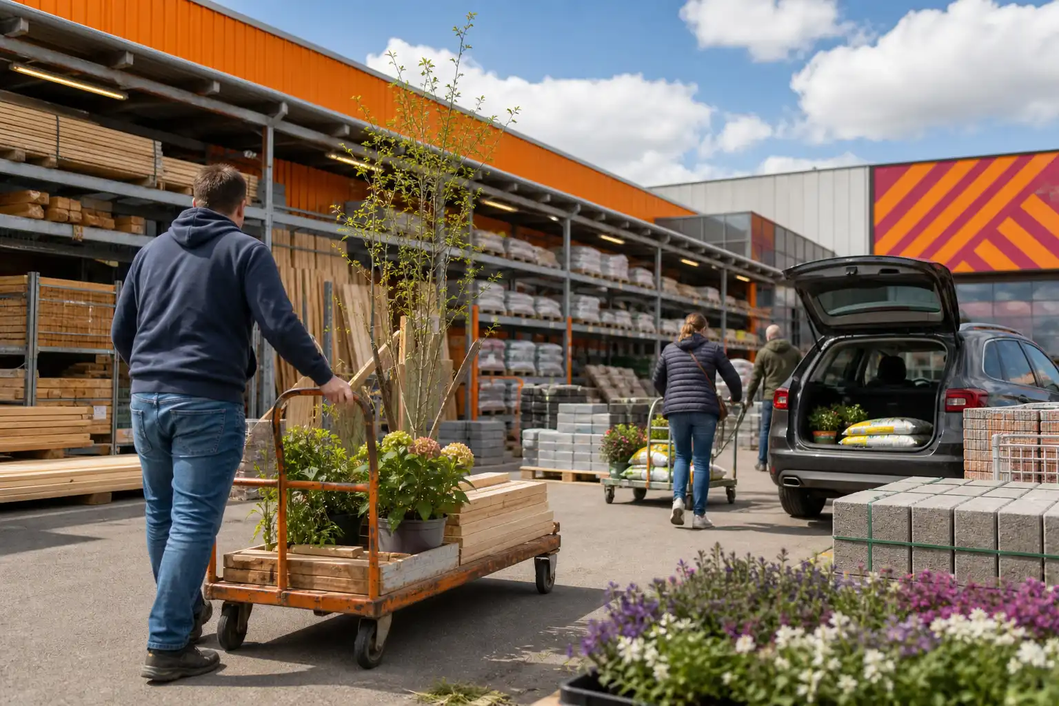 Gunstig voorjaarsweer stuwt inkomsten bouwketen Hornbach