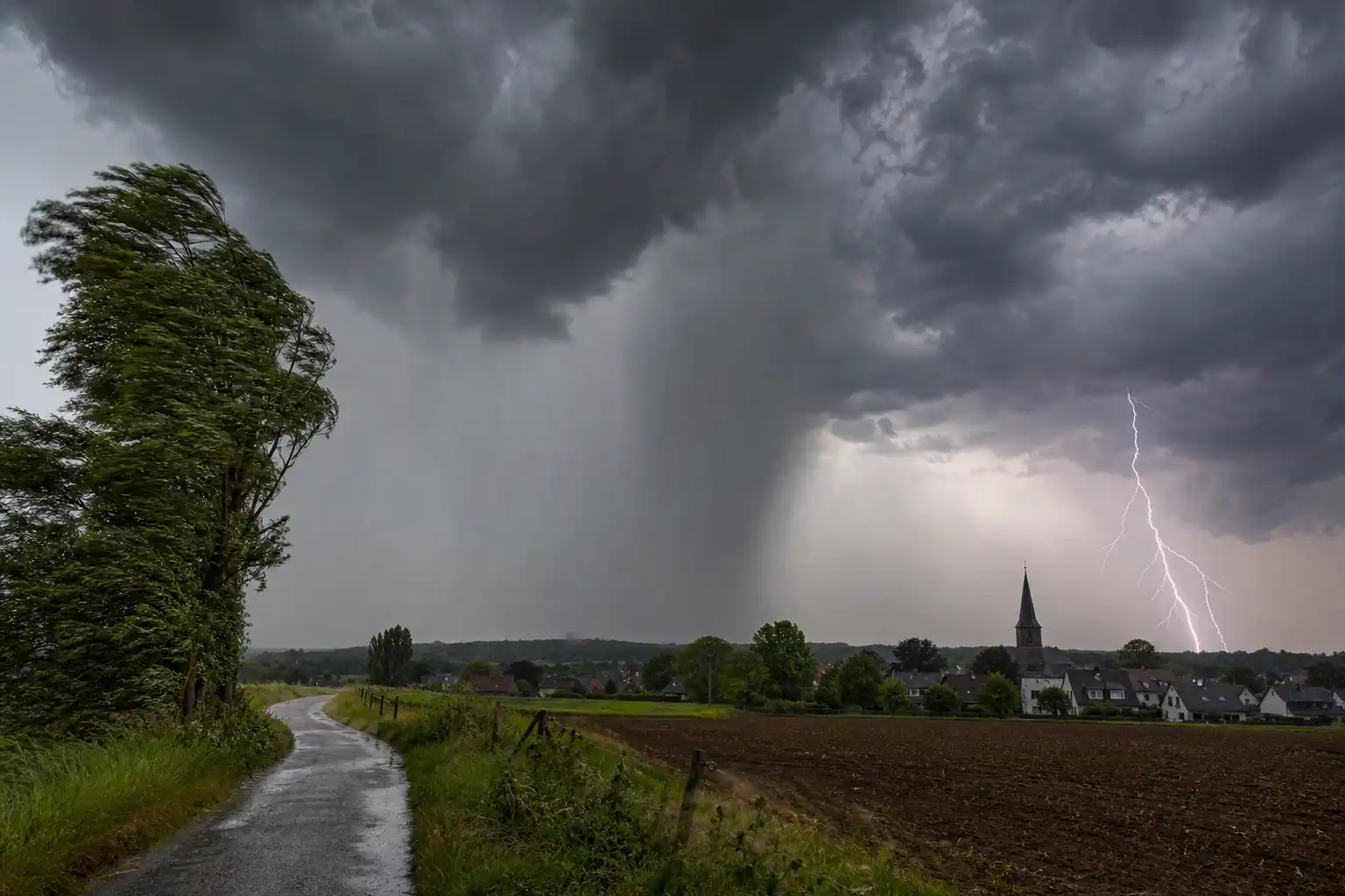 Veel stormmeldingen in midden van het land, NL-Alert verstuurd: in groot deel van het land code oranje