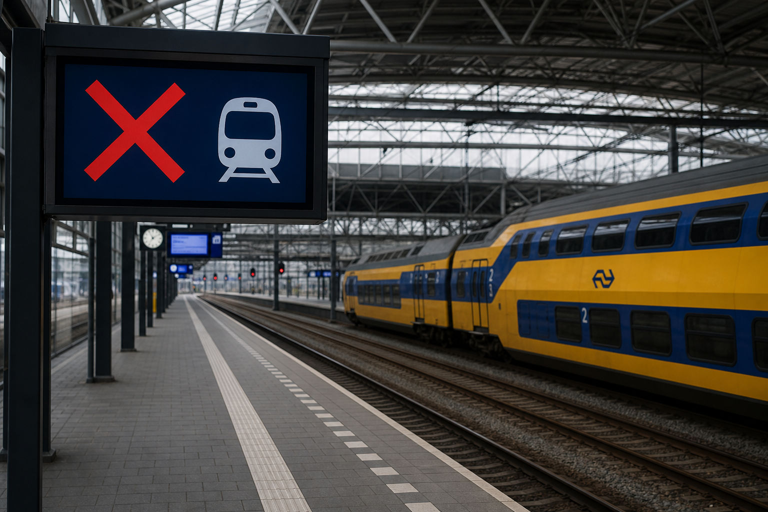 Landelijke NS-staking op 24 juni stopt treinen van 4 tot 8 uur