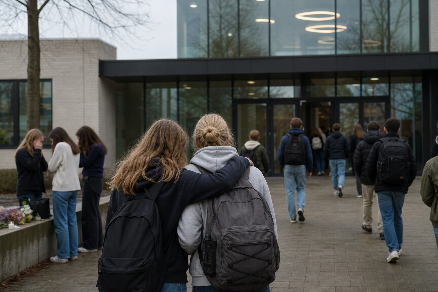 Verslagenheid op school van verdachte dochter in drama Meerstad