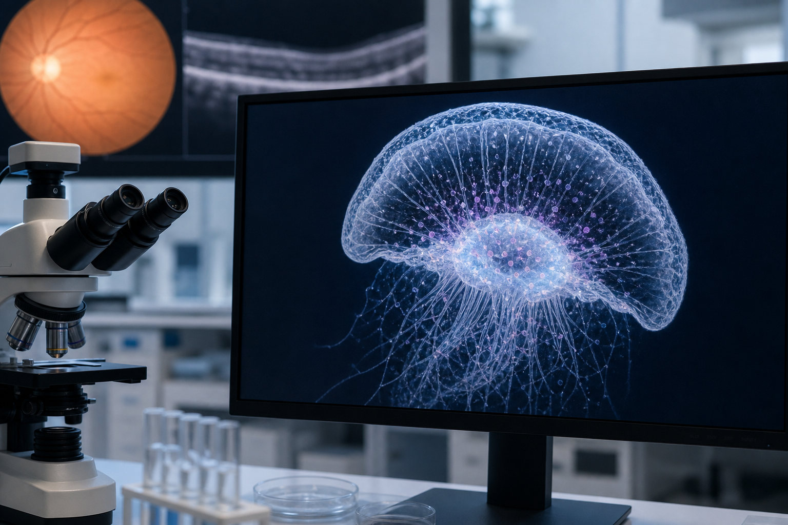 Dit microscoopfotootje van 0,3 millimeter kan de sleutel zijn tot het herstellen van blindheid