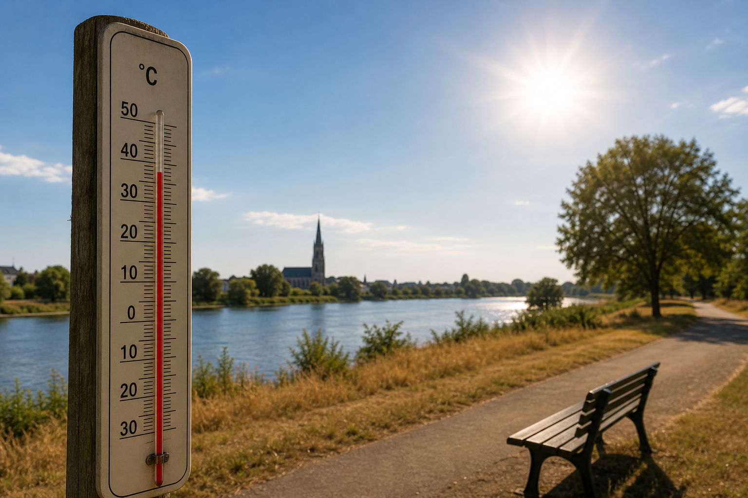Nederland meet hoogste temperatuur ooit op 19 juni: 34,0°C in Ell