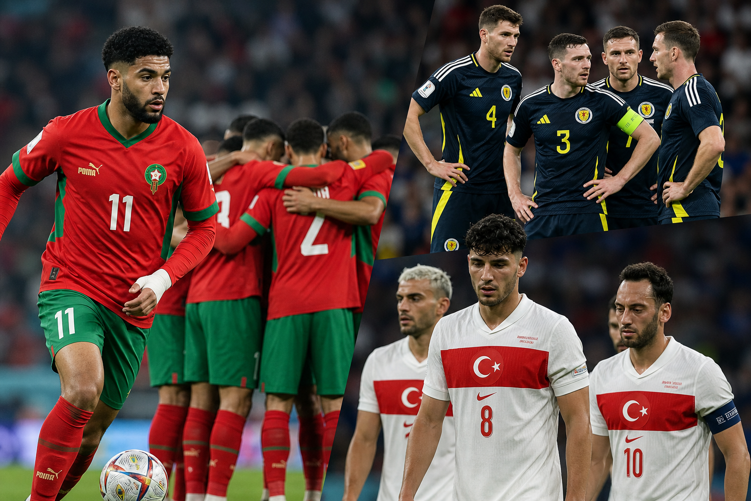 Nieuw kunststukje Saibari tegen Schotland; Turkije op zoek naar revanche