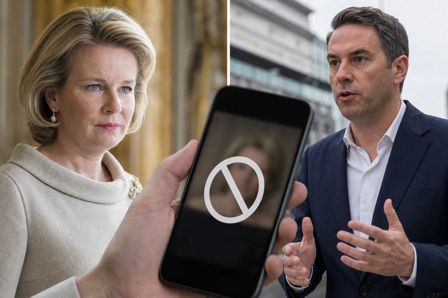 Belgisch hof dwingt verwijdering AI-filmpje koningin Mathilde af