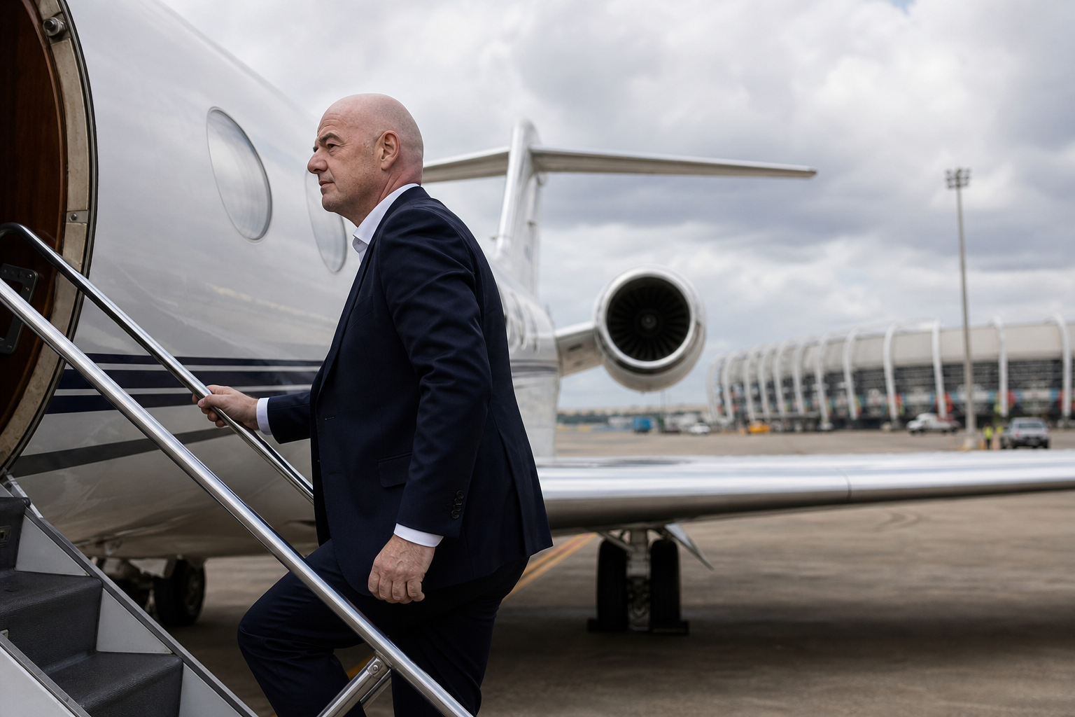 FIFA-baas Infantino woont dagelijks twee WK-duels bij met privéjet