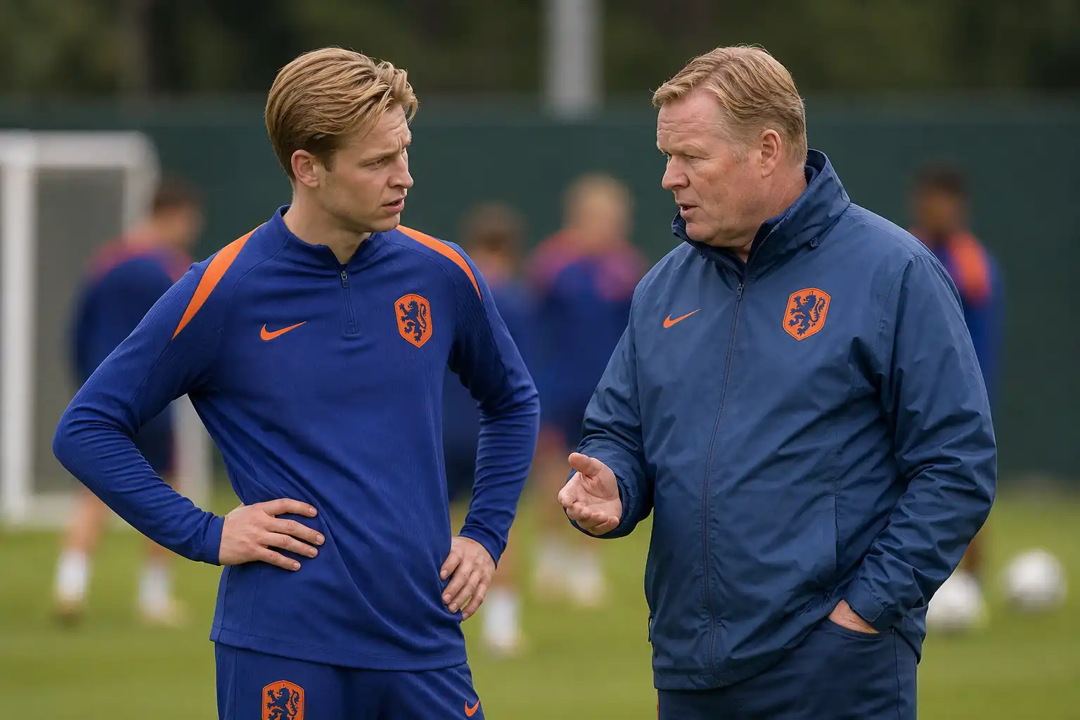 Frenkie de Jong ‘licht twijfelgeval’ voor duel met Zweden, Koeman blikt terug op wissels: ‘Impact was niet goed’