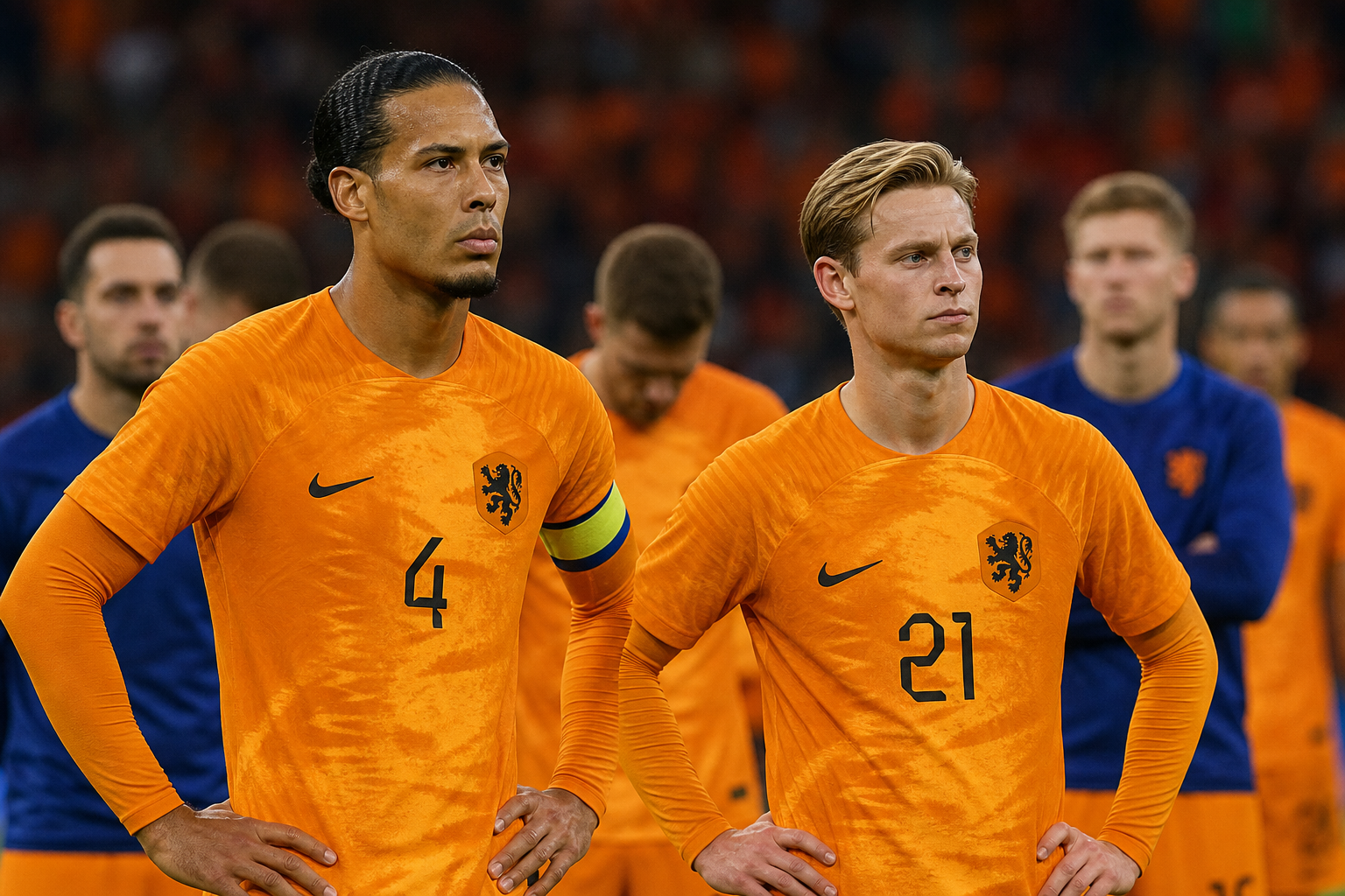 Oranje tegen Zweden na gelijkspel Japan; Van Dijk en De Jong moeten leiden