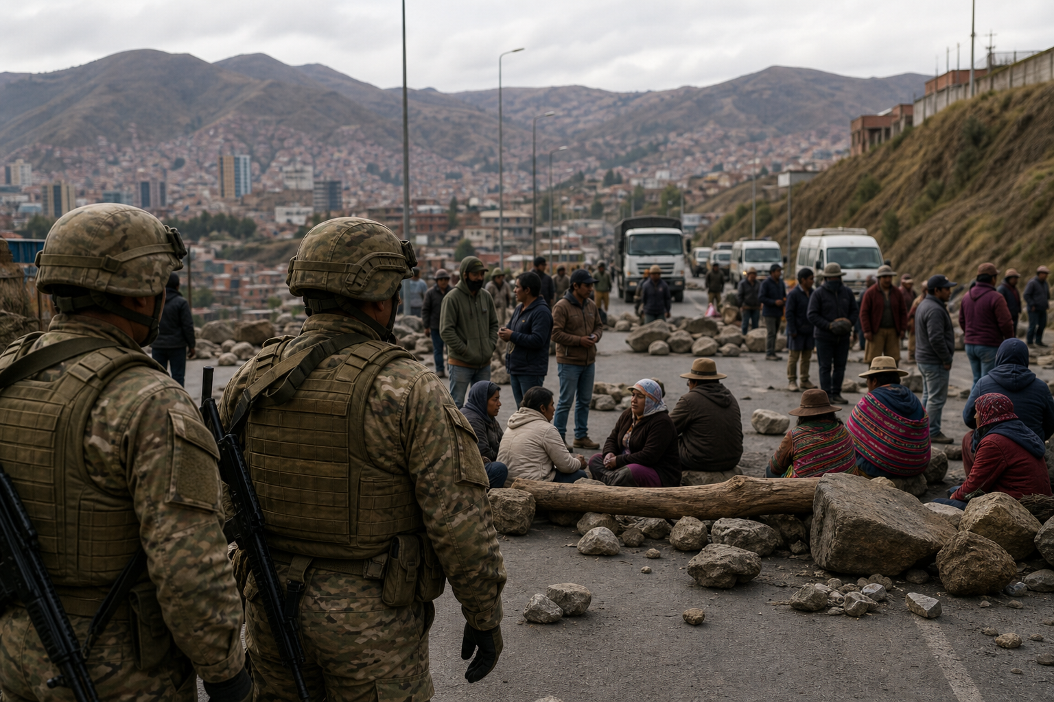 Bolivia roept noodtoestand uit om brandstofprotesten