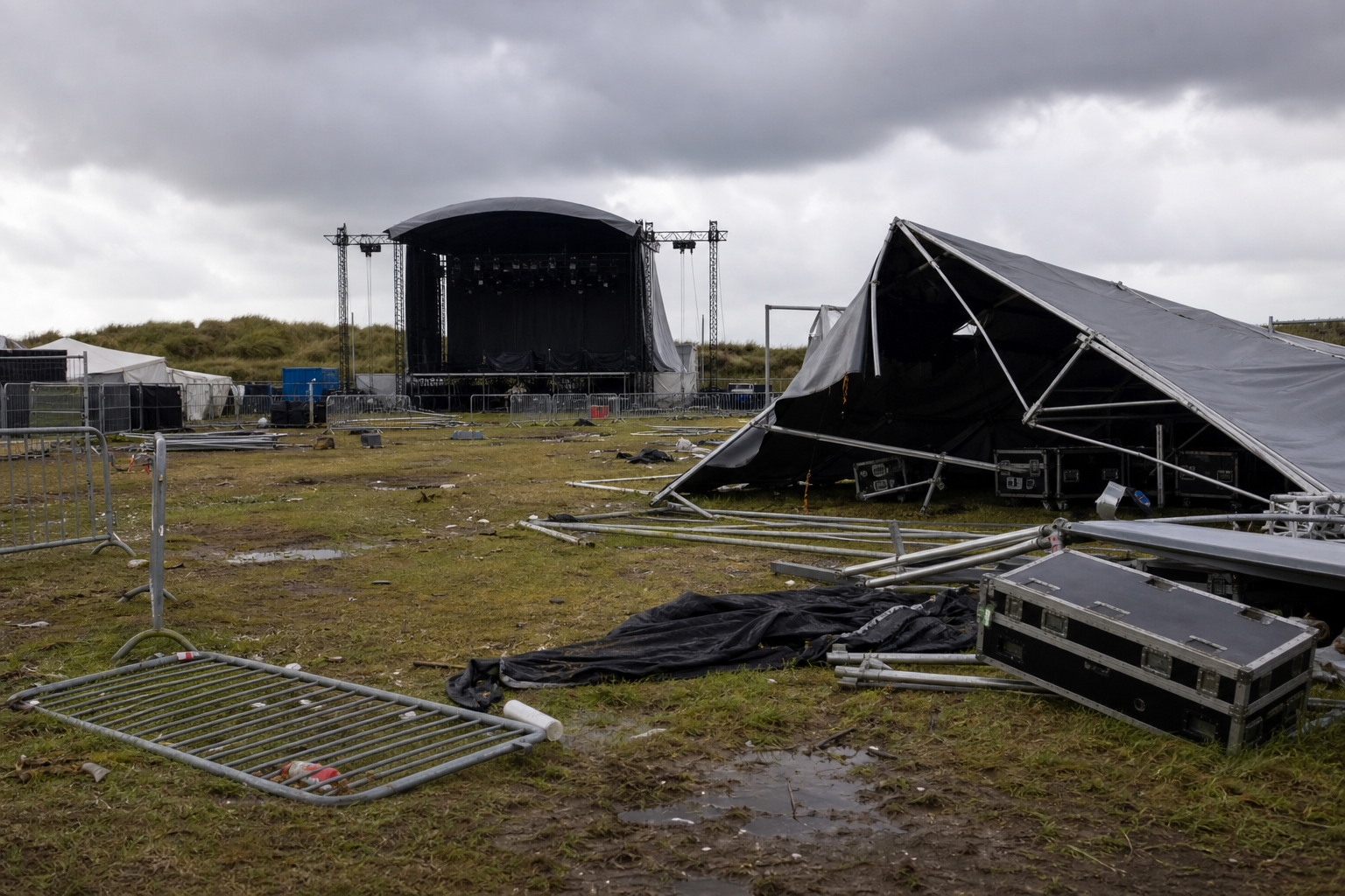 Festival Julianapop afgelast vanwege stormschade in Julianadorp