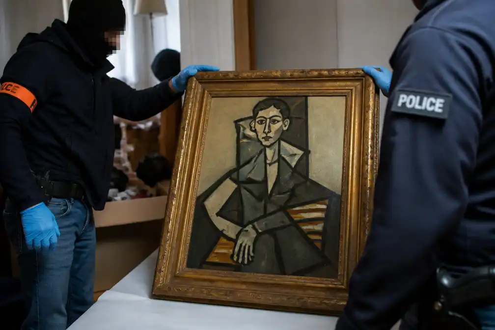 Franse politie vindt authentiek schilderij van Picasso bij drugsinval nabij Parijs