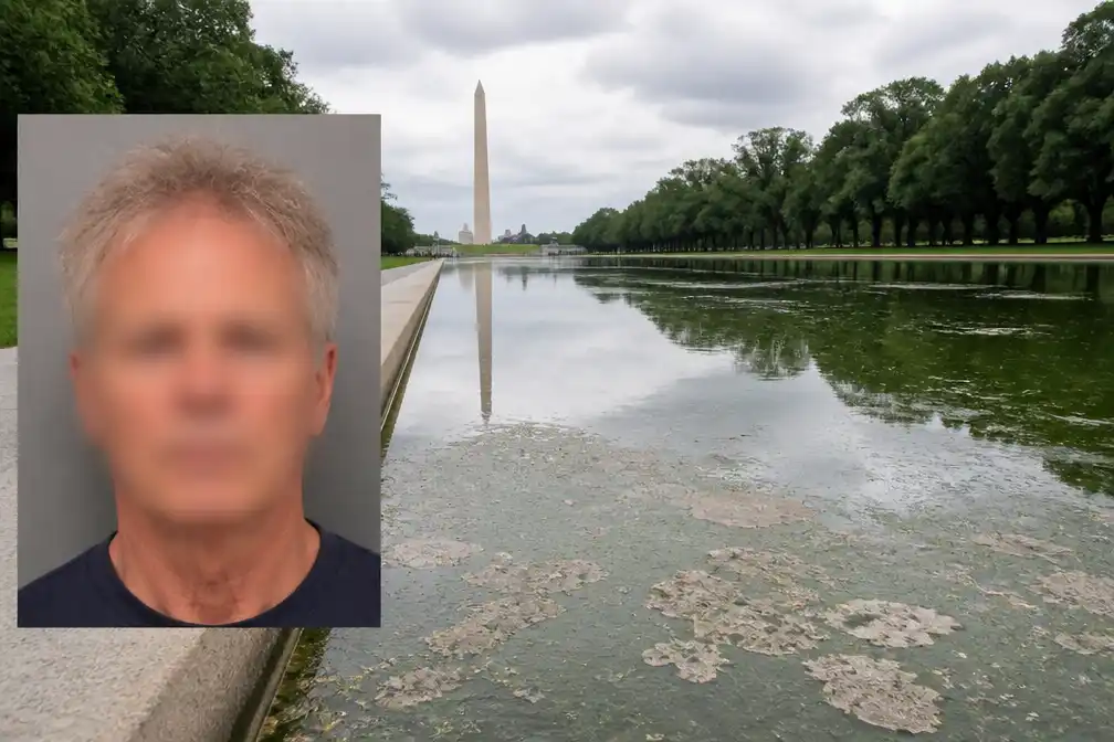 Trump zegt dat vandalen zijn gearresteerd na loslatende verf Reflecting Pool