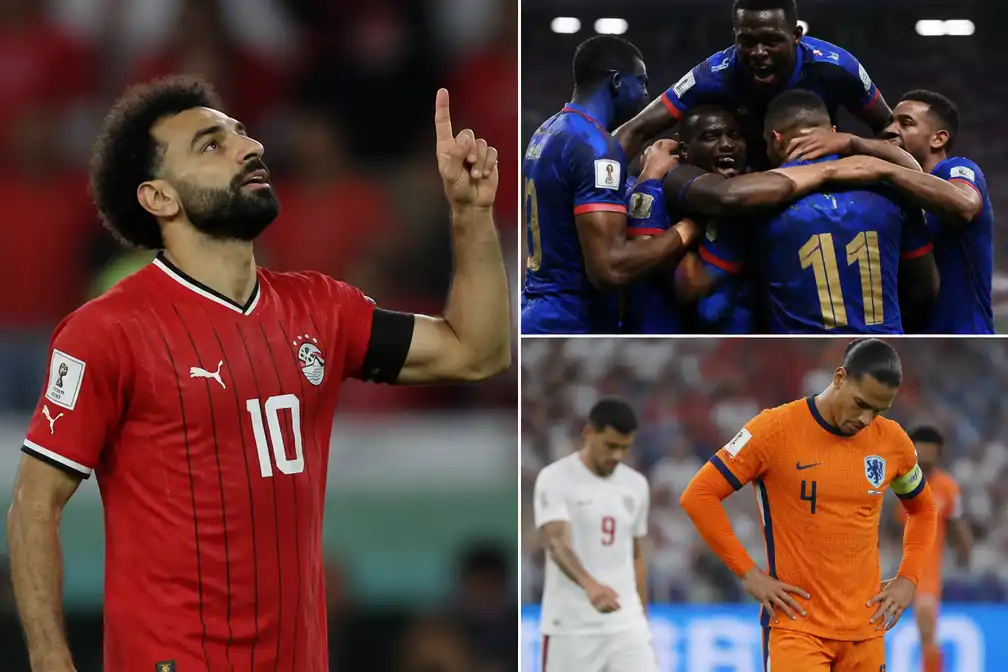 Salah verbreekt WK-vloek Egypte; Kaapverdië verrast Uruguay