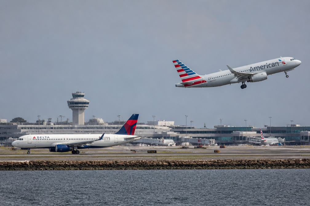 Bijna-botsing tussen Delta en American op Boston onderzocht