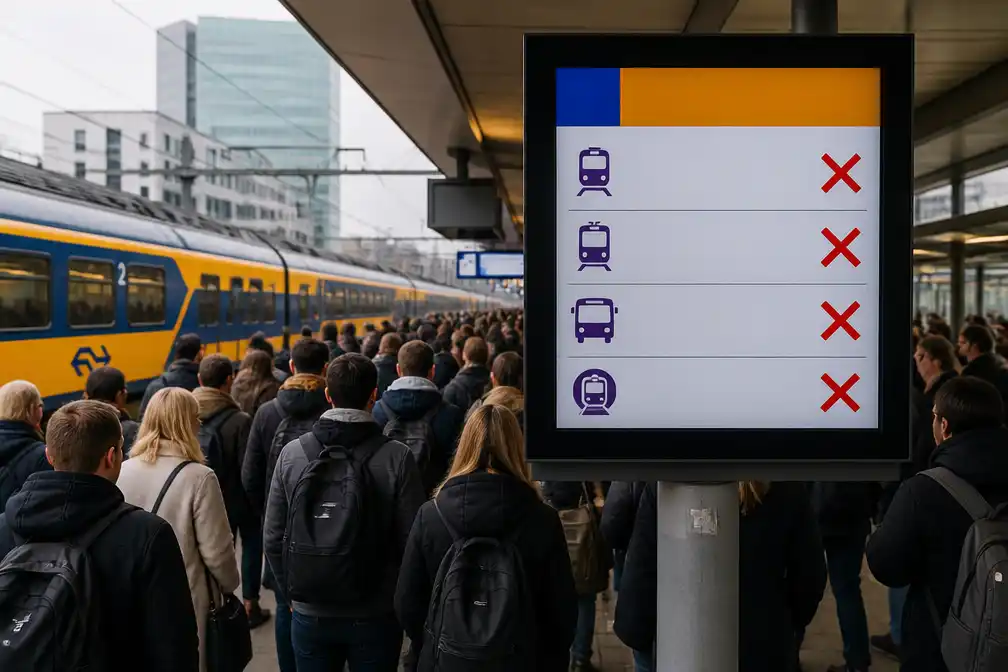Grote ov-staking verstoort woensdagochtendspits