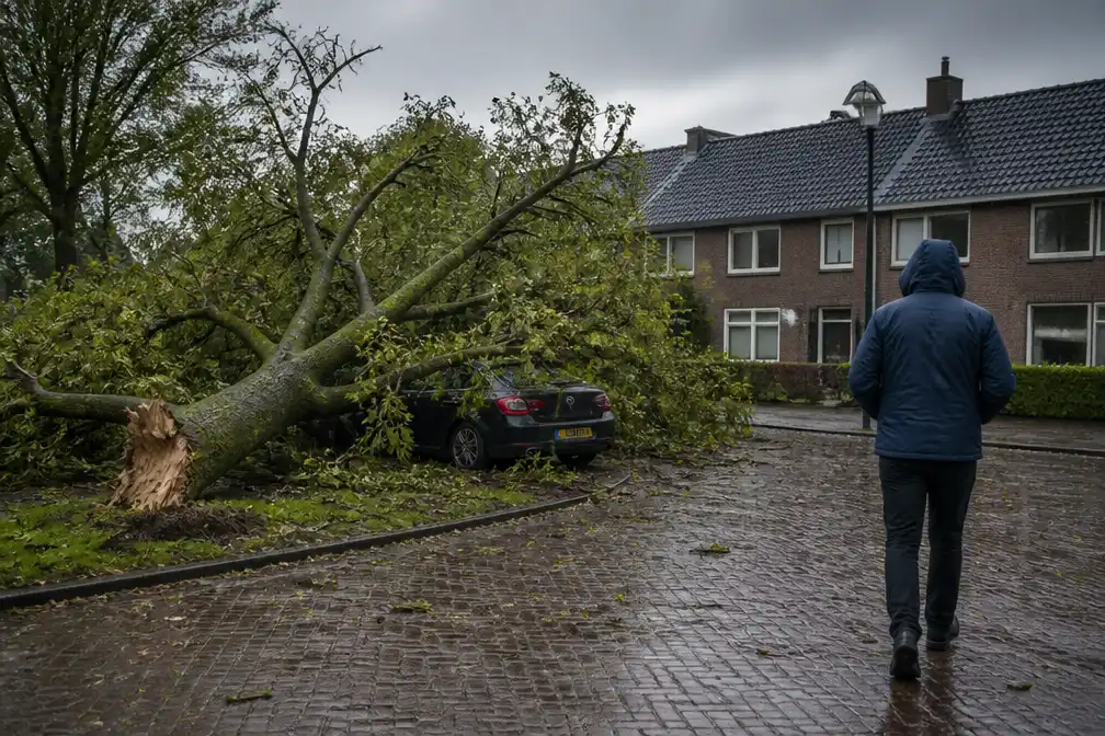 Verzekeraars betaalden minder klimaatschade in 2025