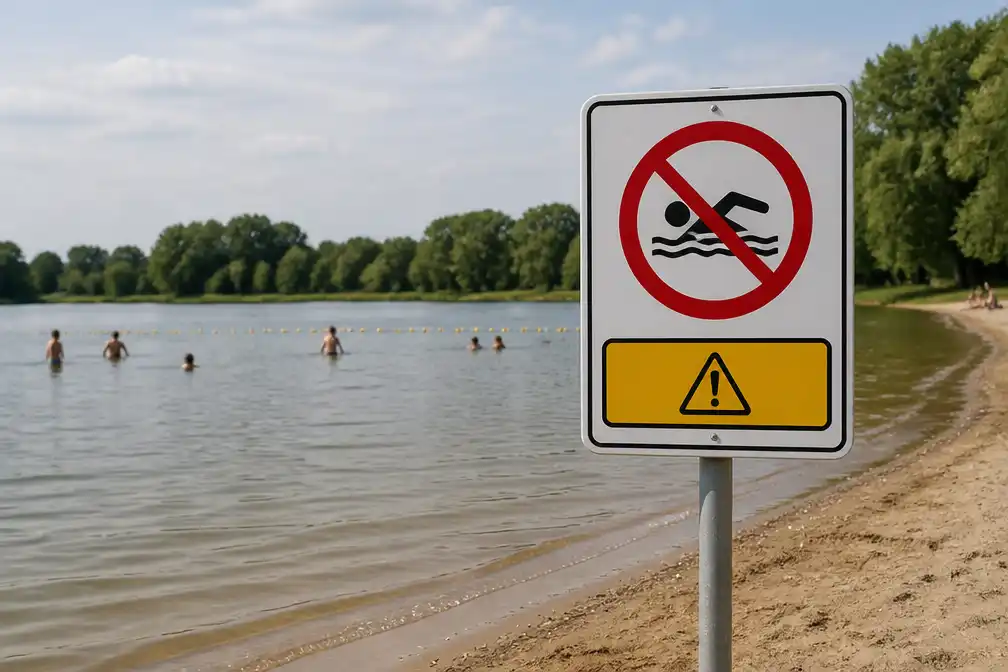 Meer zwemlocaties krijgen gezondheidswaarschuwing